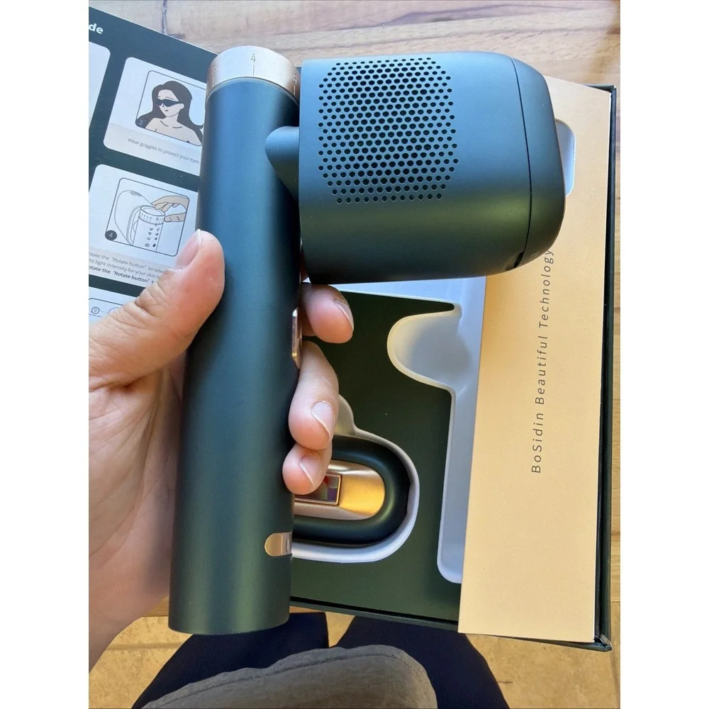 BoSidin Painless Permanent Hair Removal Device for Women & Men - Body and Face